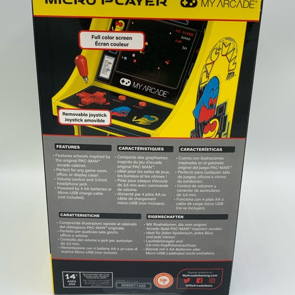My Arcade Micro Player PAC-MAN Retro Arcade - Picture 5 of 5